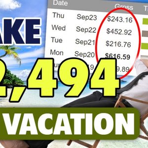 How I Made $2,494 on ClickBank While on Vacation | Make Money Online