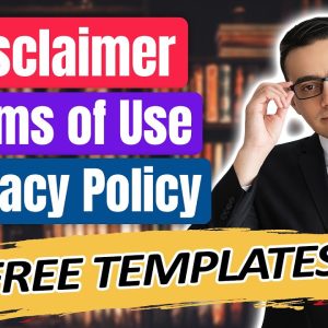 How to Create a Disclaimer & Other Legal Terms for Your Affiliate Site (+ FREE BONUS Templates!)
