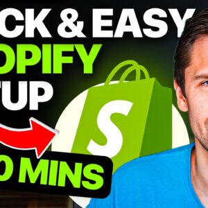 How I Created a Professional Shopify Store in 10 Min (Step-By-Step)